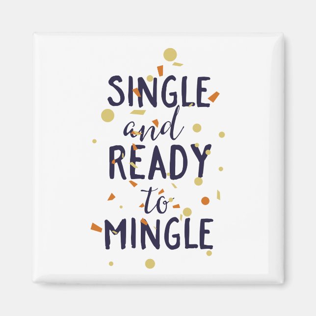 Imán Single y Ready to Mingle (Frente)