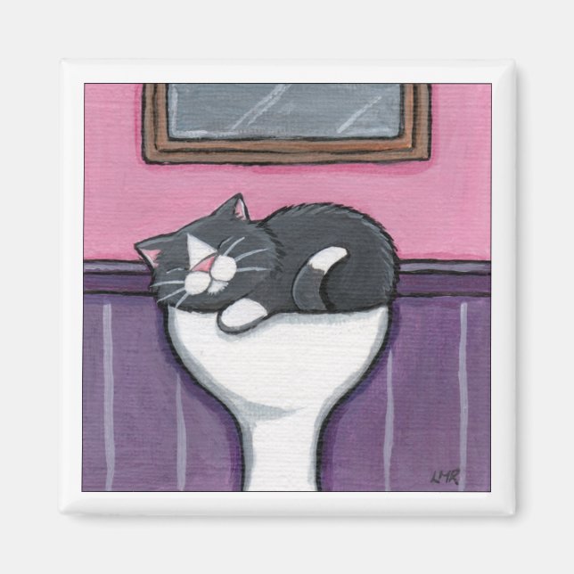 Imán Sink Love v.3 - Cat Magnet (Frente)