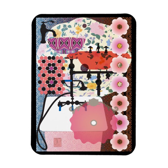 Imán Sinks Rosa (Vertical)