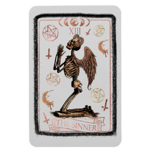 Imán Sinner Tarot Card