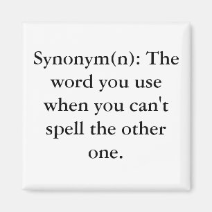 Imán Sinónimo (n): La palabra usted utiliza cuando
