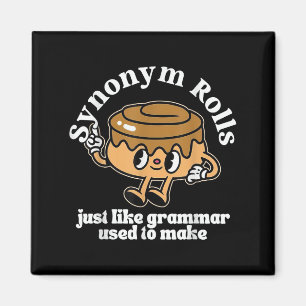Imán Sinónimo Rolls Grammar Pun Estilo de época