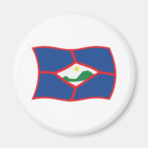 Imán Sint Eustatius Flag Magnet