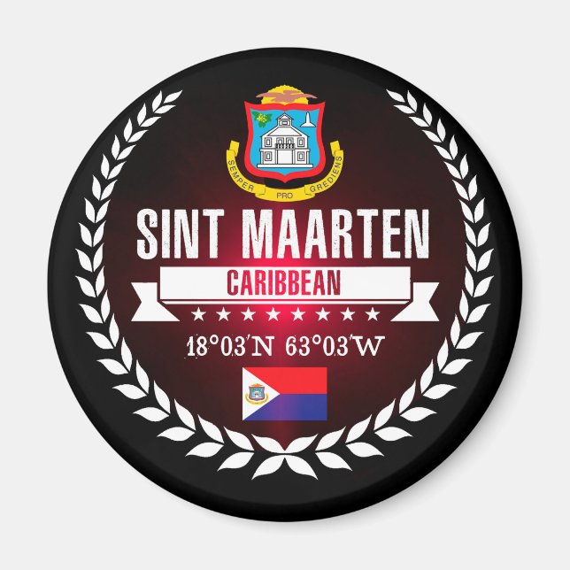 Imán Sint Maarten (Frente)