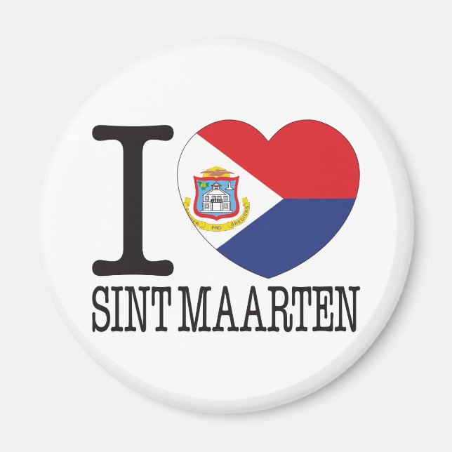 Imán Sint Maarten Love v2 (Frente)