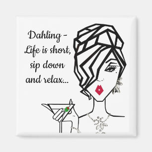 Imán "Sip abajo y relájate..."