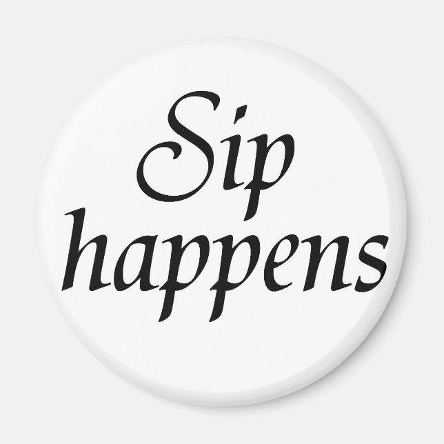 Imán Sip sucede novedad de vino chiste diciendo regalo  (Frente)