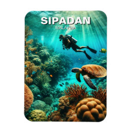 Imán Sipadan Malaysia Scuba Diver
