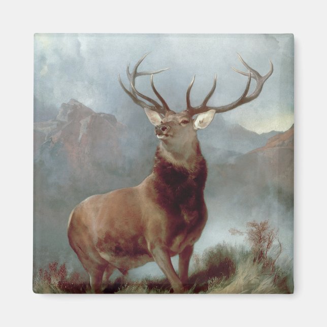Imán Sir Edwin Landseer | Monarca del Glen, 1851 (Frente)