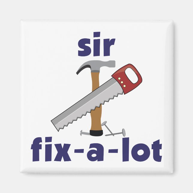Imán Sir Fix-A-Lot (Frente)