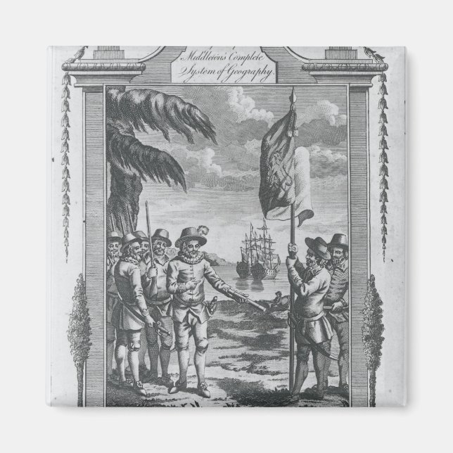 Imán Sir Walter Raleigh (Frente)