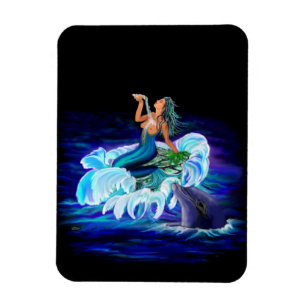 Imán Sirena con delfín
