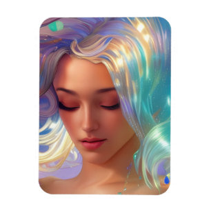 Imán Sirena con el pelo sumergido