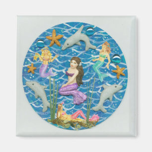 Imán Sirena con los delfínes 001 JL Biel