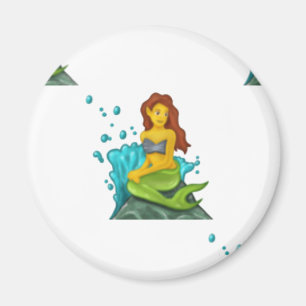 Imán sirena de emoji