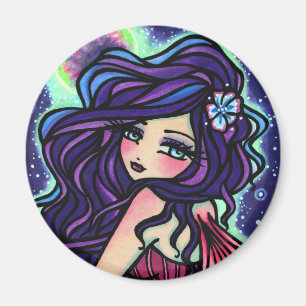 Imán Sirena de hadas de la fantasía del resplandor de