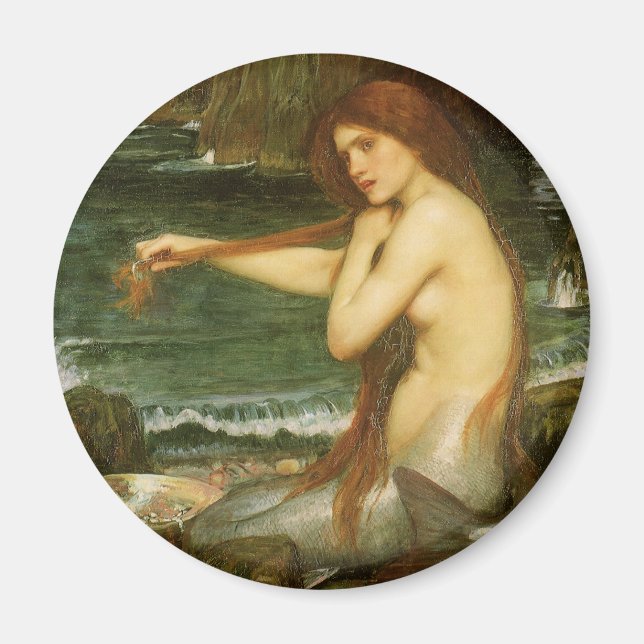 Imán Sirena de John William Waterhouse (Frente)