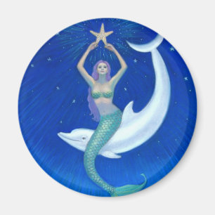 Imán Sirena de la luna del delfín