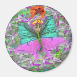 Imán Sirena de mariposa por flor de poder