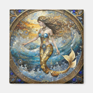 Imán Sirena en las olas del océano