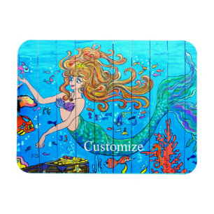 Imán sirena subacuática