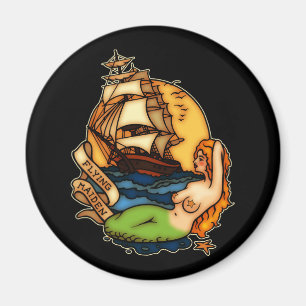 Imán Sirena y barco pirata