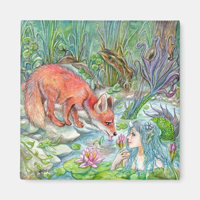 Imán Sirena y Fox (Frente)