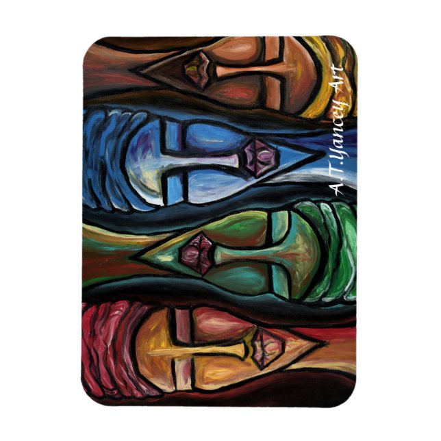Imán Sistas United Premium Flexi Magnet (Vertical)
