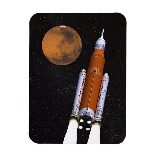 Imán Sistema de lanzamiento espacial SLS de la NASA (Vertical)