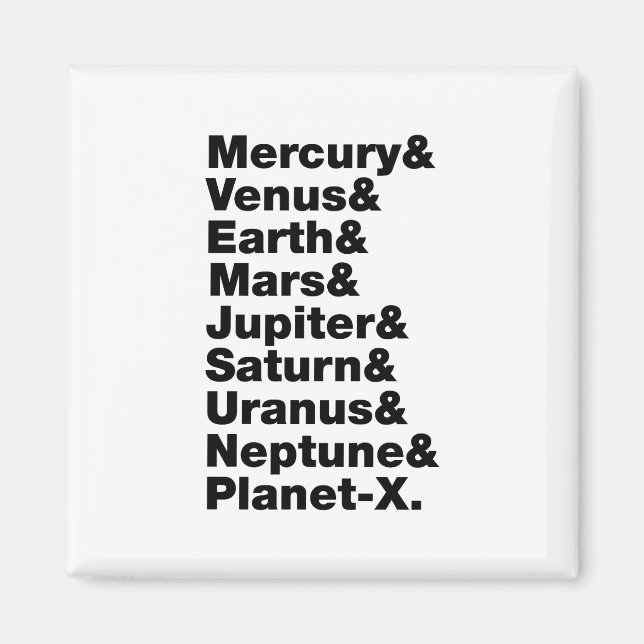 Imán Sistema solar (Frente)