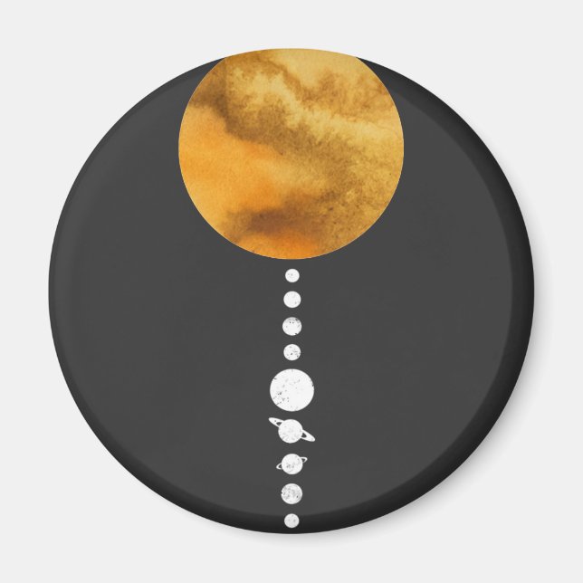 Imán Sistema solar mínimo (Frente)