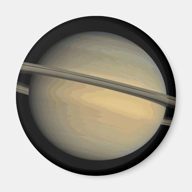Imán Sistema solar Planet Saturn (Frente)