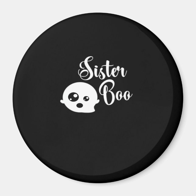 Imán Sister Boo Halloween  (Frente)