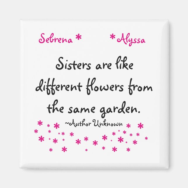 Imán Sister Magnet (Frente)