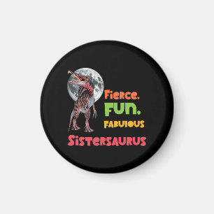 Imán Sistersaurus Squad de Diseño de Dinos Hermanas Emp