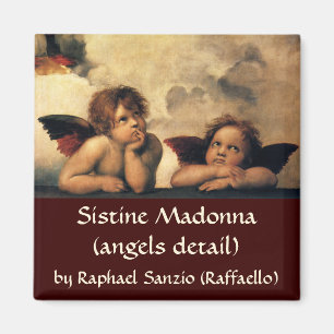 Imán Sistine Madonna Angels por Raphael Sanzio