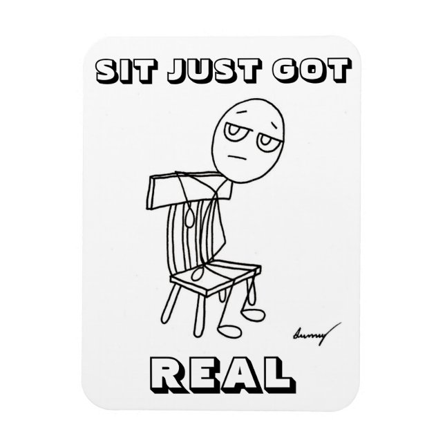 Imán SIT ACABA DE CONSEGUIR IMPACTO Flexible REAL (Vertical)