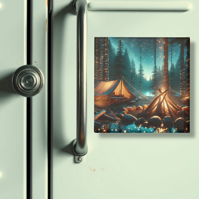 Imán Sitio de acampada con luces de Bonito (Subido por el creador)