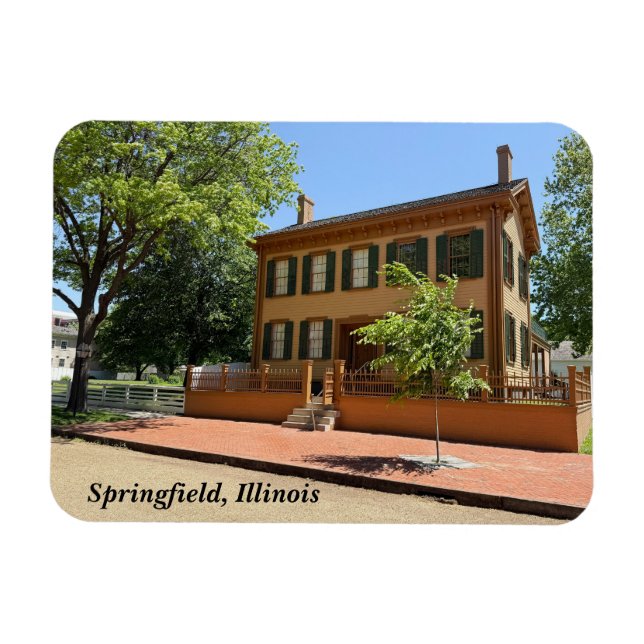 Imán Sitio histórico de Lincoln Home (Horizontal)
