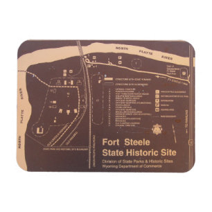 Imán Sitio Histórico Estatal Fort Fred Steele, Wyoming