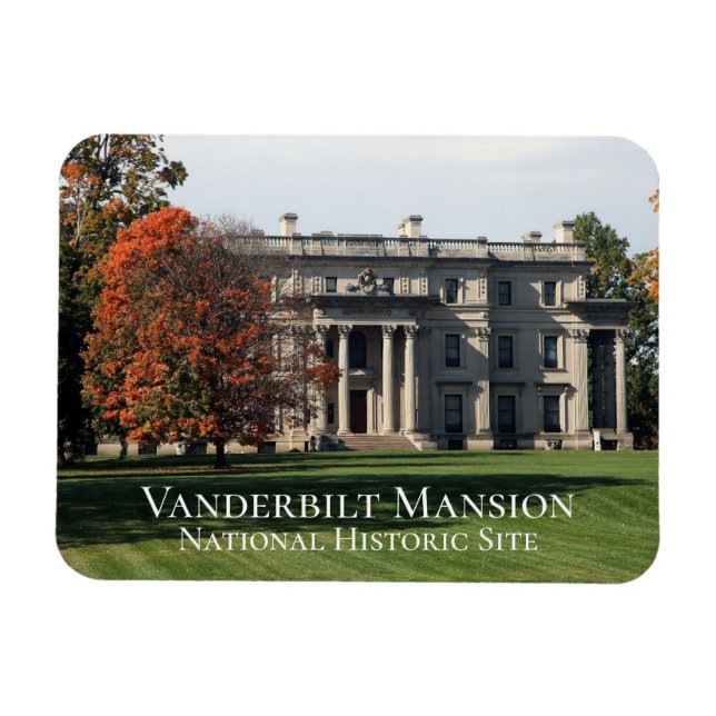 Imán Sitio Histórico Nacional Vanderbilt Mansion, NY (Horizontal)
