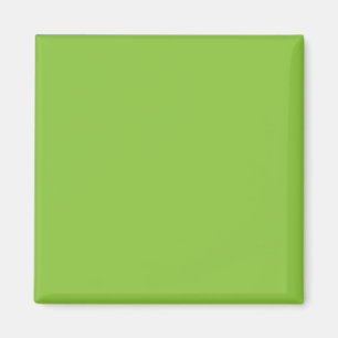 Imán Sitio web con fondo verde y borde blanco