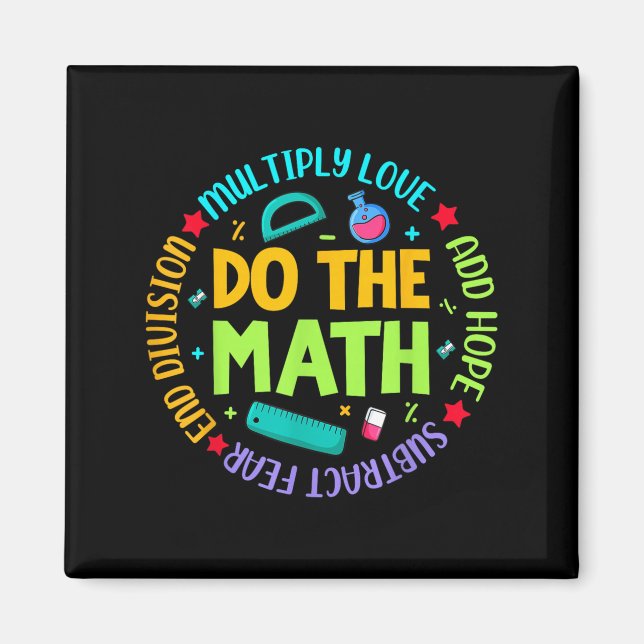 Imán Sitive Quote Insring Slogan Love Hope Fear Do The  (Frente)