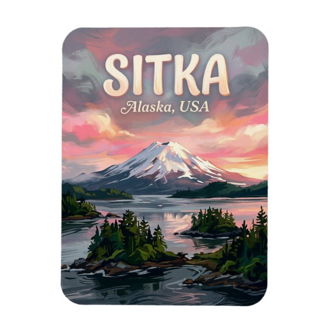 Imán Sitka Sound Viajes Alaska (Vertical)