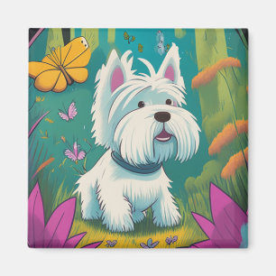 Imán Sitting Westie