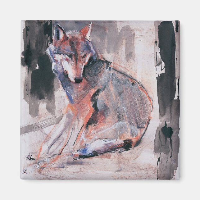 Imán Sitting Wolf 2000 (Frente)