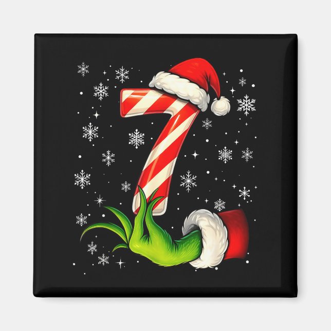 Imán Six Seven Funny Christmas Couple Matching Meme  (Frente)