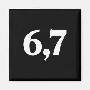 Imán Six Seven Trending 67 Logo _2