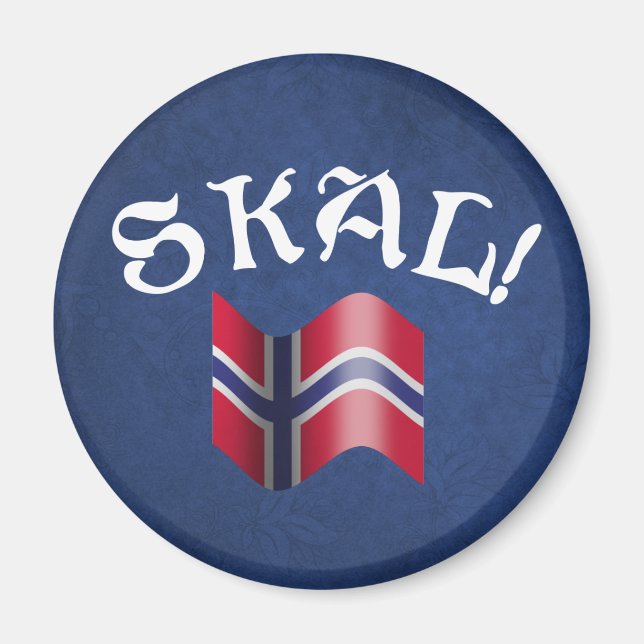 Imán ¡Skal! Noruego (Frente)