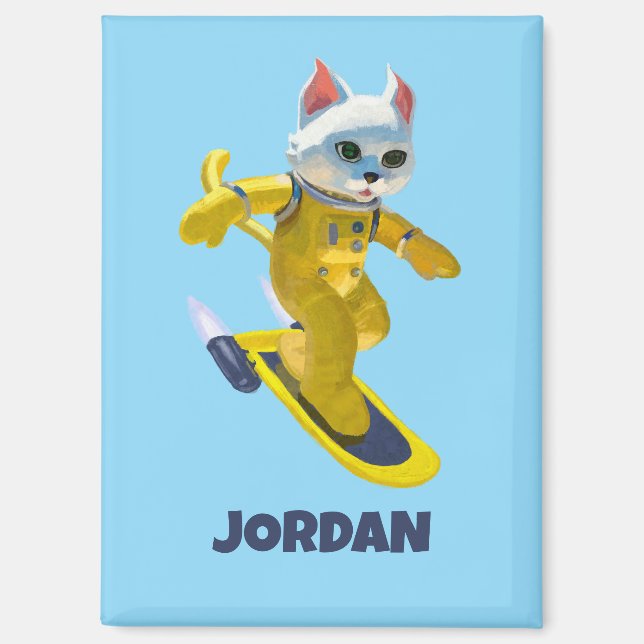 Imán Skateboard personalizado (Anverso)